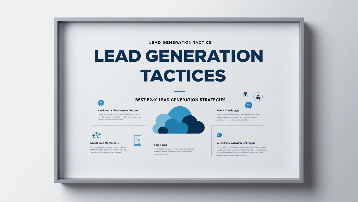 Best B2C Lead Generation Strategies Lead Generation Tactics