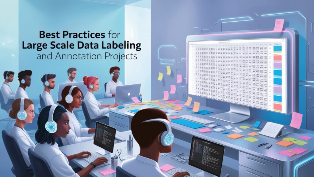 Best Practices for Large Scale Data Labeling and Annotation Projects